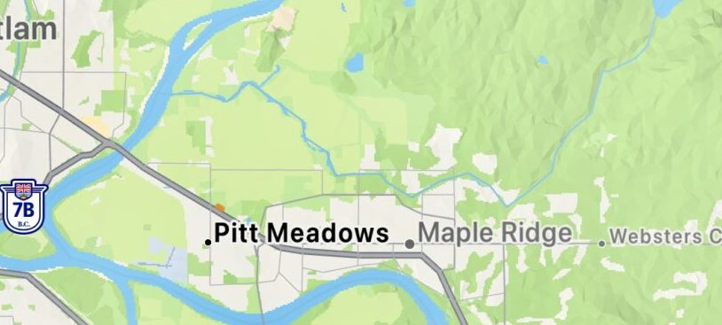 Pitt Meadows Scrap Car Removal Map